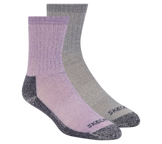 2 Pack Women's Crew Wool Socks | Skechers on sale