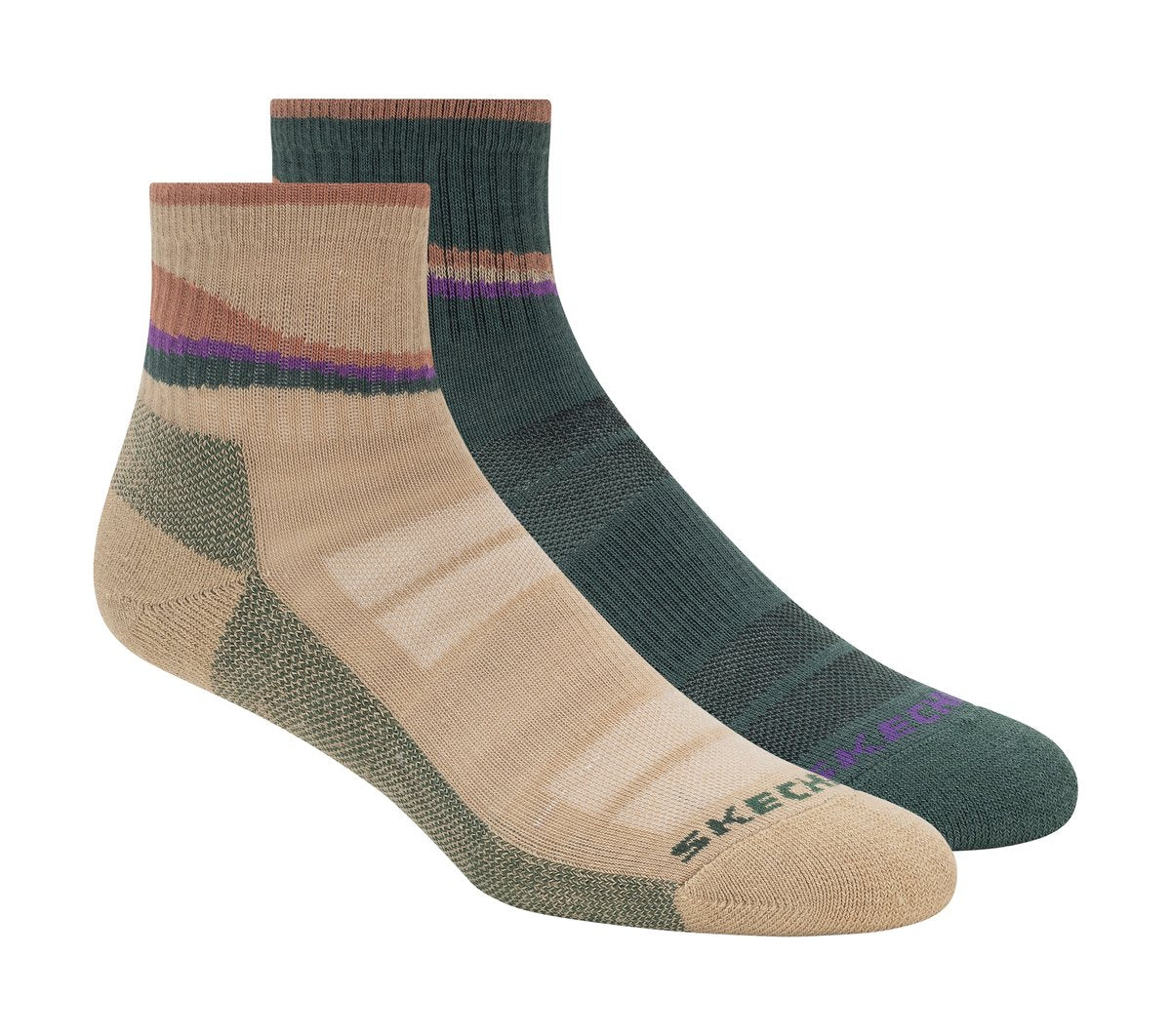 2 Pack Women's Trail Quarter Socks | Skechers outlet