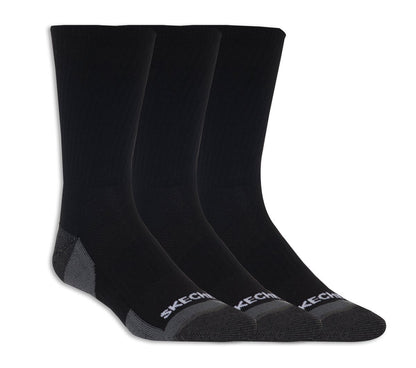 3 Pack Half Terry Crew Socks | Skechers for sale