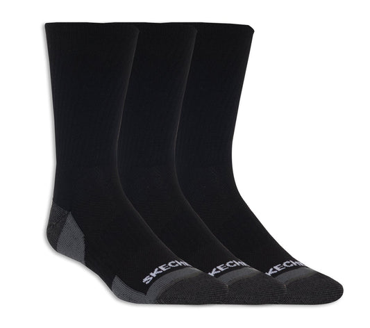 3 Pack Half Terry Crew Socks | Skechers for sale