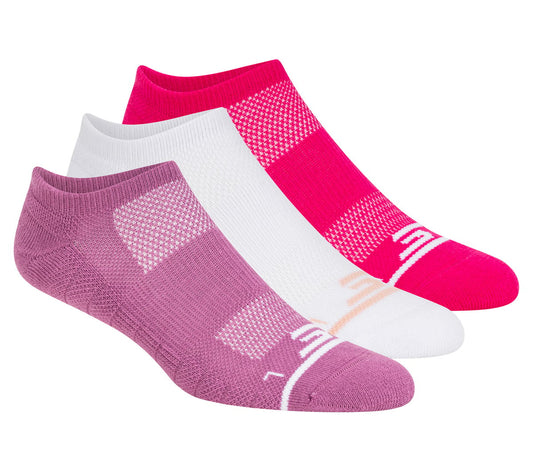 3 Pack Women's No Show Premium Basic Socks | Skechers online shop