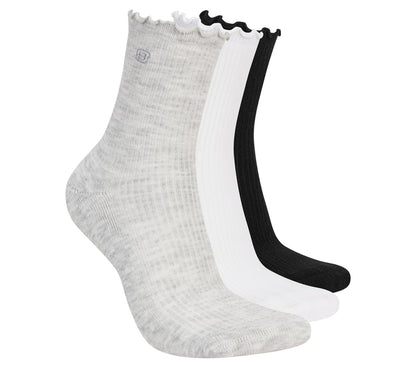 3 Pack Women's Ankle Lettuce Socks | Skechers on sale