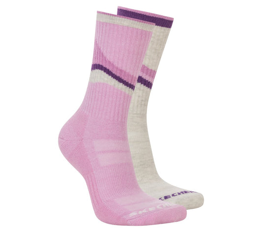 2 Pack Women's Crew Trail Socks | Skechers outlet