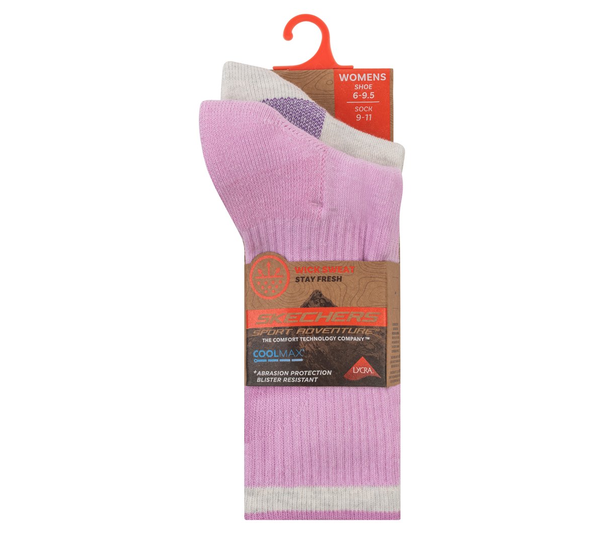 2 Pack Women's Crew Trail Socks | Skechers outlet