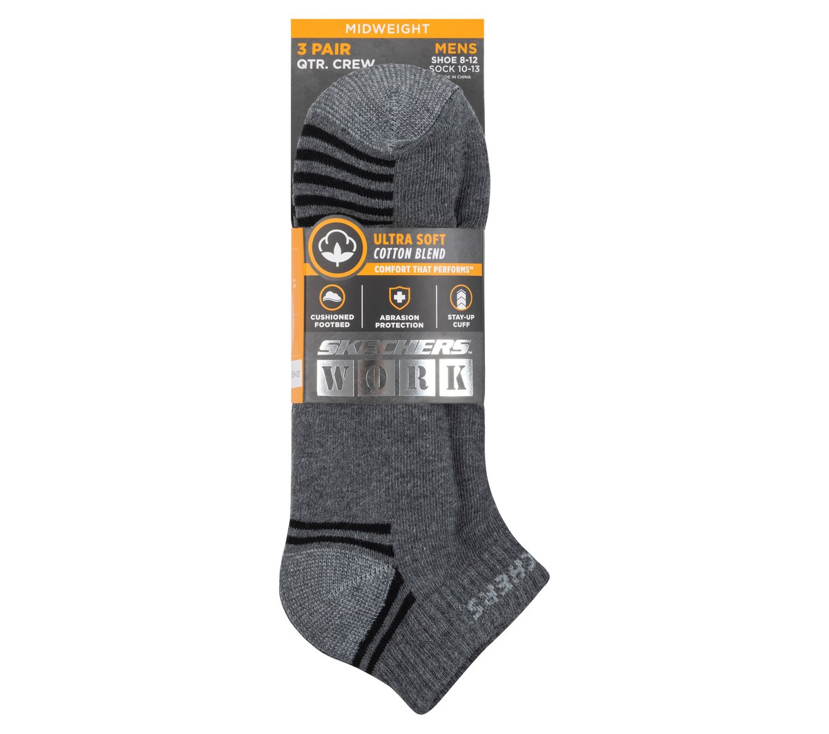 3 Pack Low Cut Terry Trainer Work Socks | Skechers sale