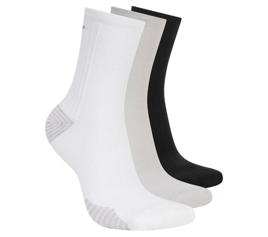 3 Pack Women's Half Terry Low Crew Socks | Skechers for sale