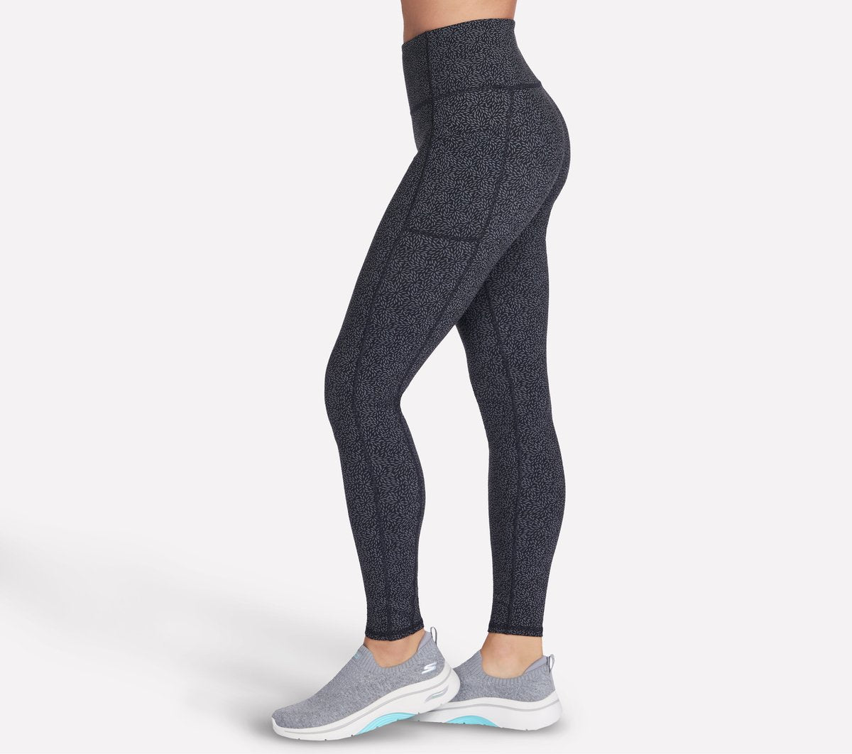 GO WALK Full Length High-Waisted Daisies Legging | Women Skechers outlet
