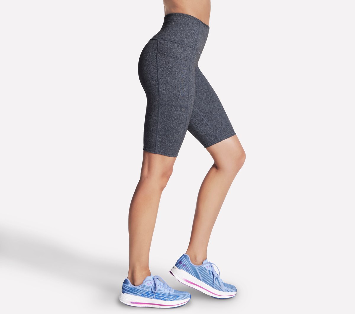 GO WALK High Waisted 10 Inch Bike Short | Women Skechers online shop