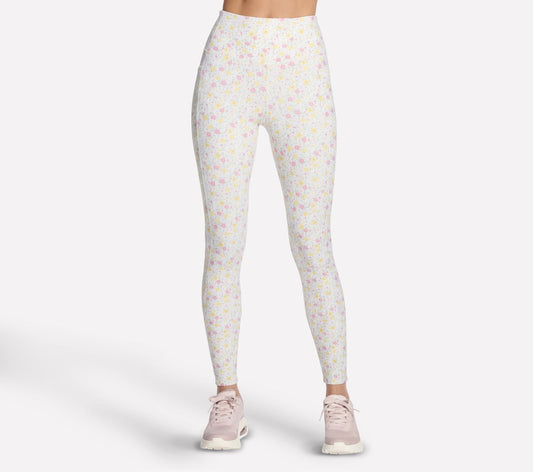 GO WALK Rib Floral Full Length High-Waisted Legging | Women Skechers on sale