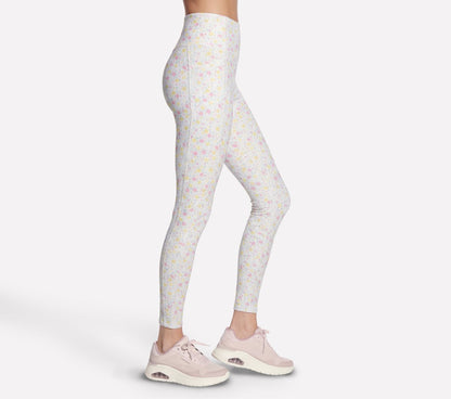 GO WALK Rib Floral Full Length High-Waisted Legging | Women Skechers on sale