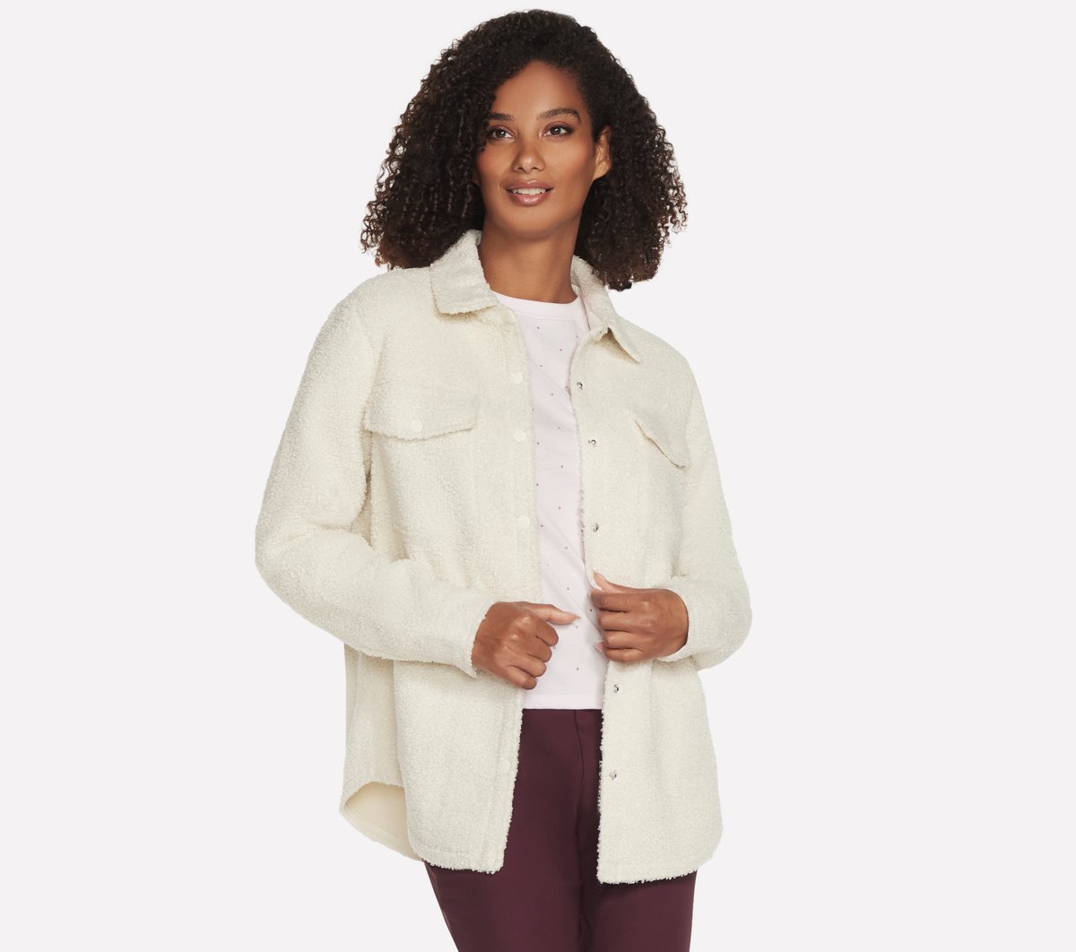 Sherpa Shacket | Women Skechers on sale