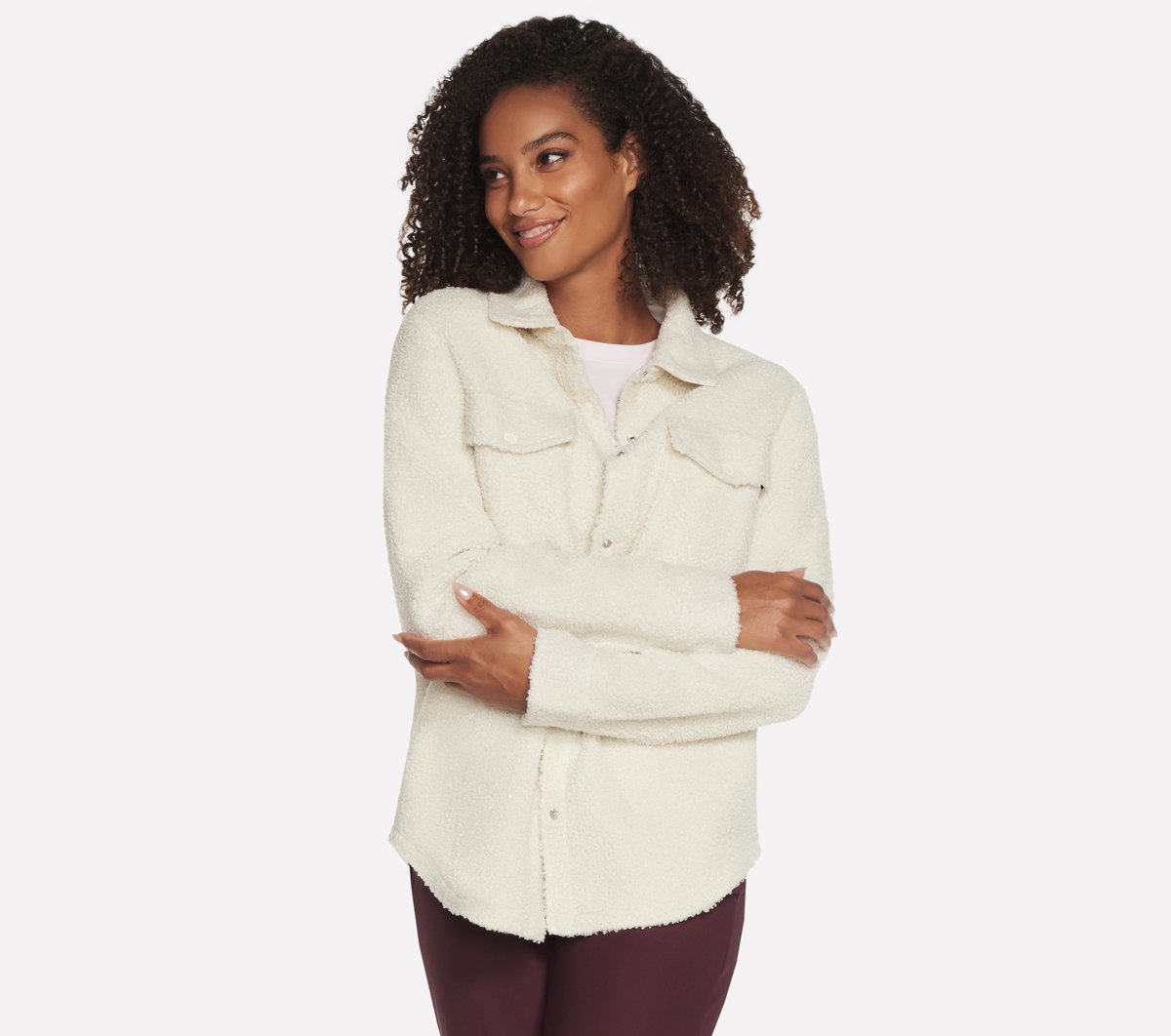 Sherpa Shacket | Women Skechers on sale