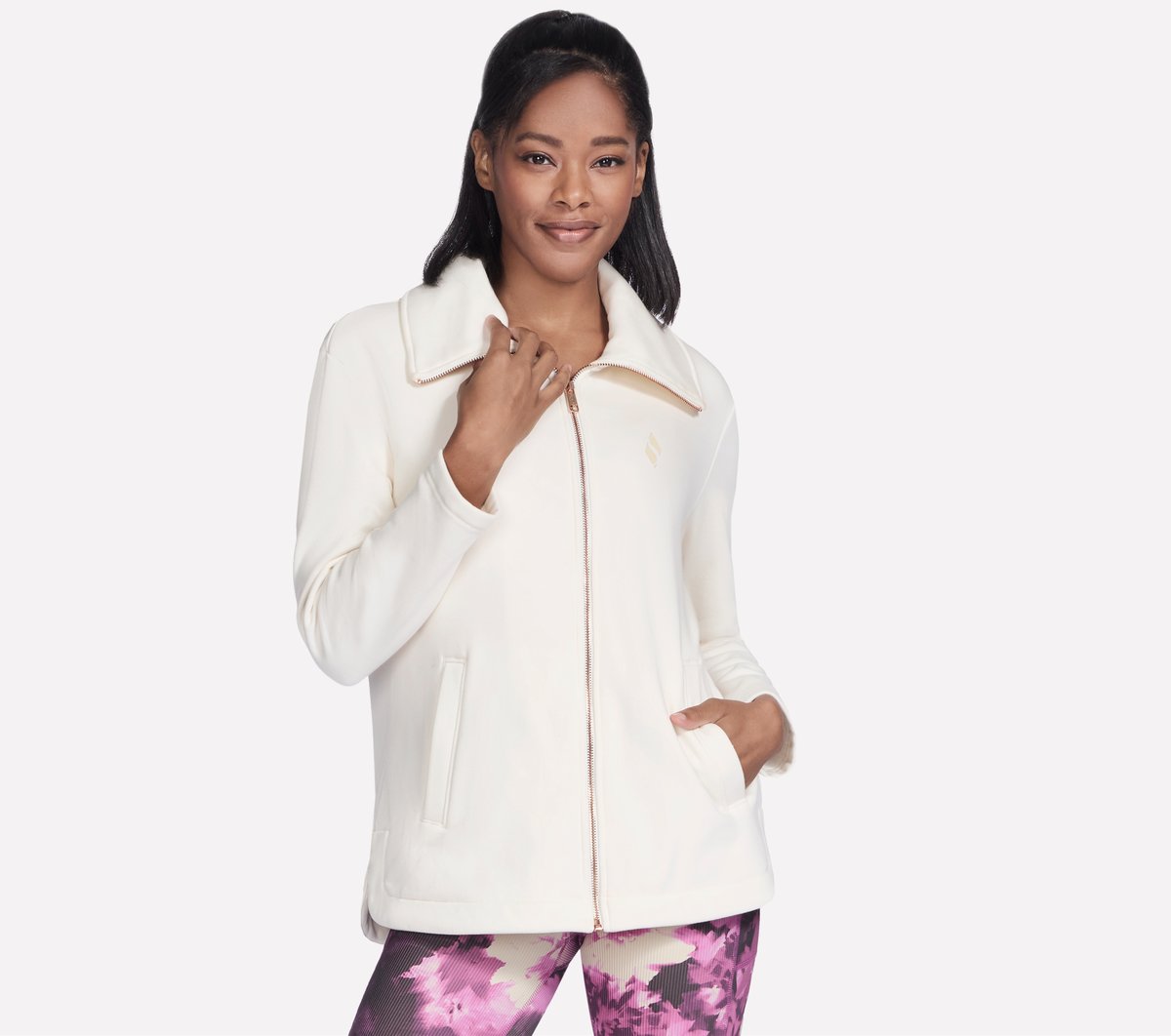 GO SNUGGLE Tunic Full Zip Jacket | Women Skechers outlet