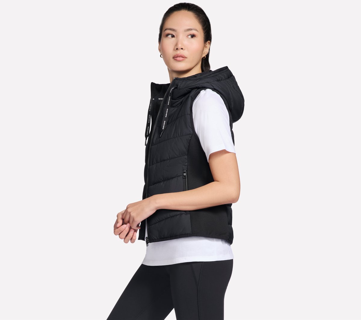 Performance Elite Cozy Fit Hooded Vest | Women Skechers discount