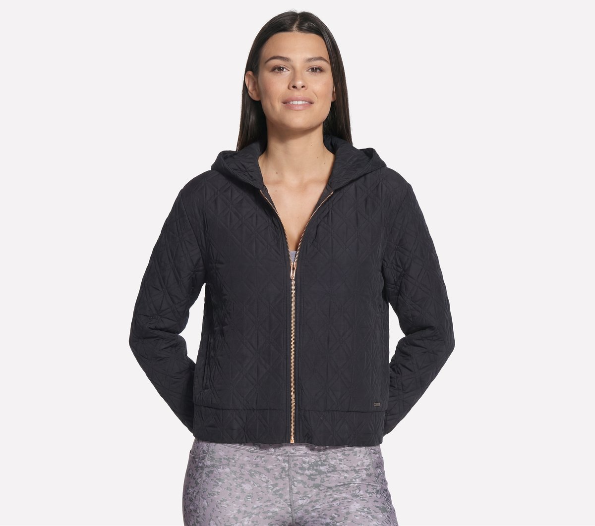 GO WALK Cozy Fit Diamond Jacket | Women Skechers discount
