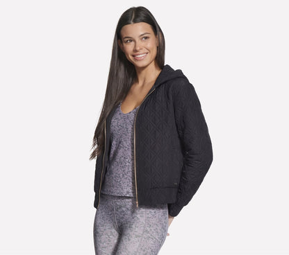 GO WALK Cozy Fit Diamond Jacket | Women Skechers discount