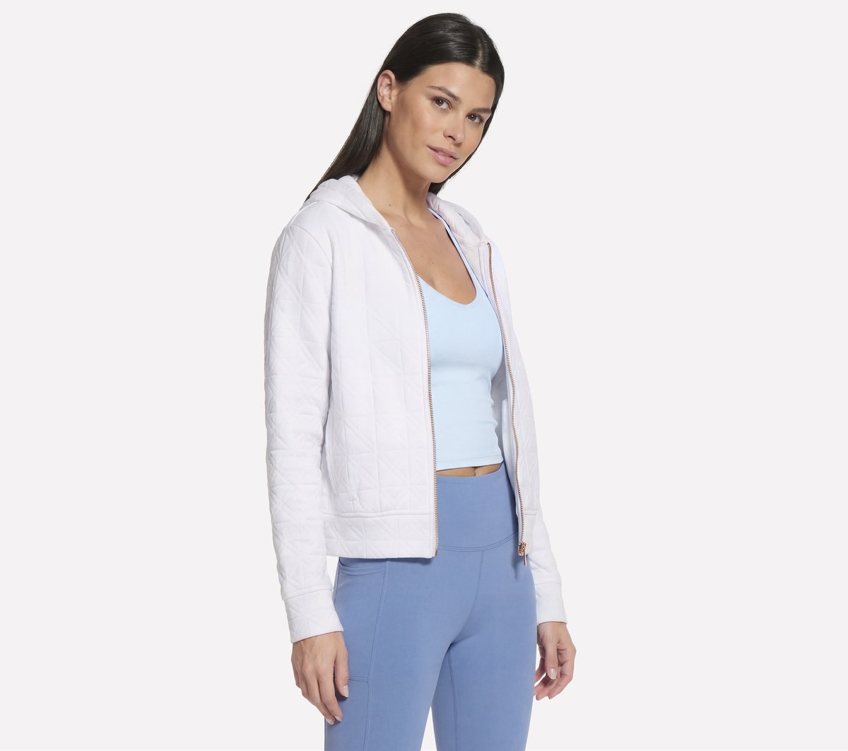 GO WALK Cozy Fit Diamond Jacket | Women Skechers for sale