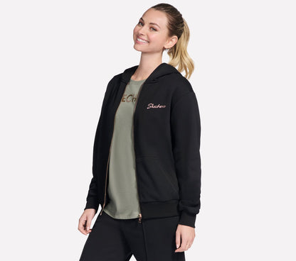 SKECH SWEATS Signature Full Zip Hoodie | Women Skechers outlet