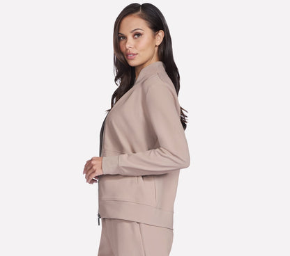 GO Luxe Rib Everyday Full Zip Jacket | Women Skechers discount