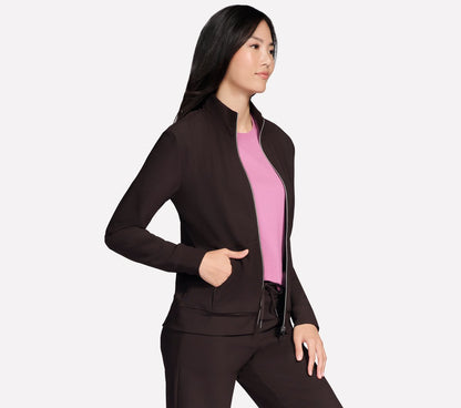 GO Luxe Rib Everyday Full Zip Jacket | Women Skechers for sale