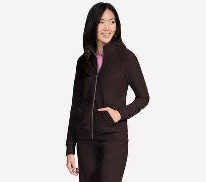 GO Luxe Rib Everyday Full Zip Jacket | Women Skechers for sale