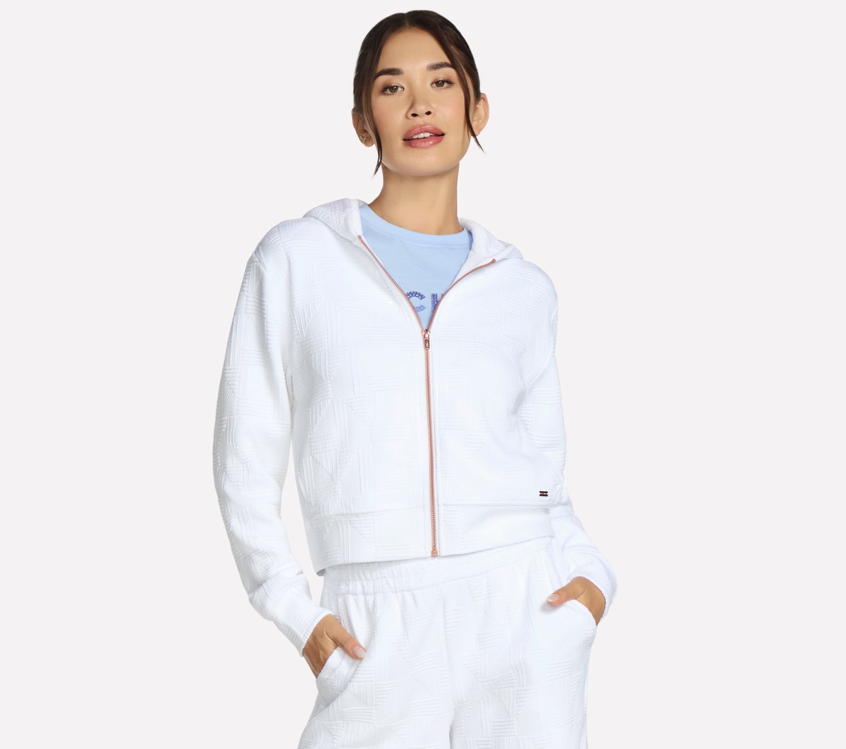 GO WALK Everywhere Diamond Full Zip Jacket | Women Skechers discount
