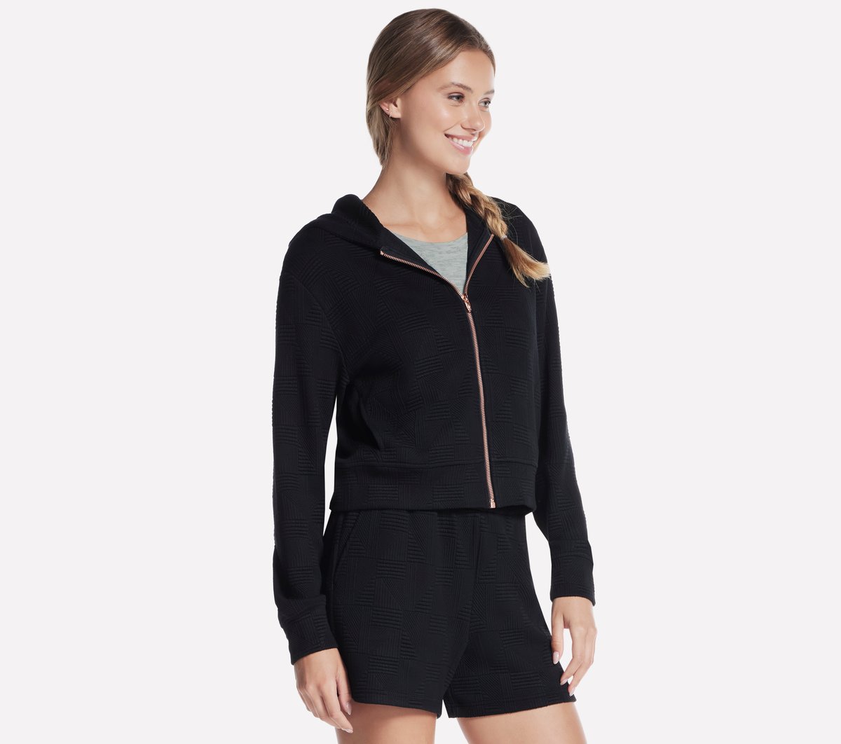 GO WALK Everywhere Diamond Full Zip Jacket | Women Skechers for sale
