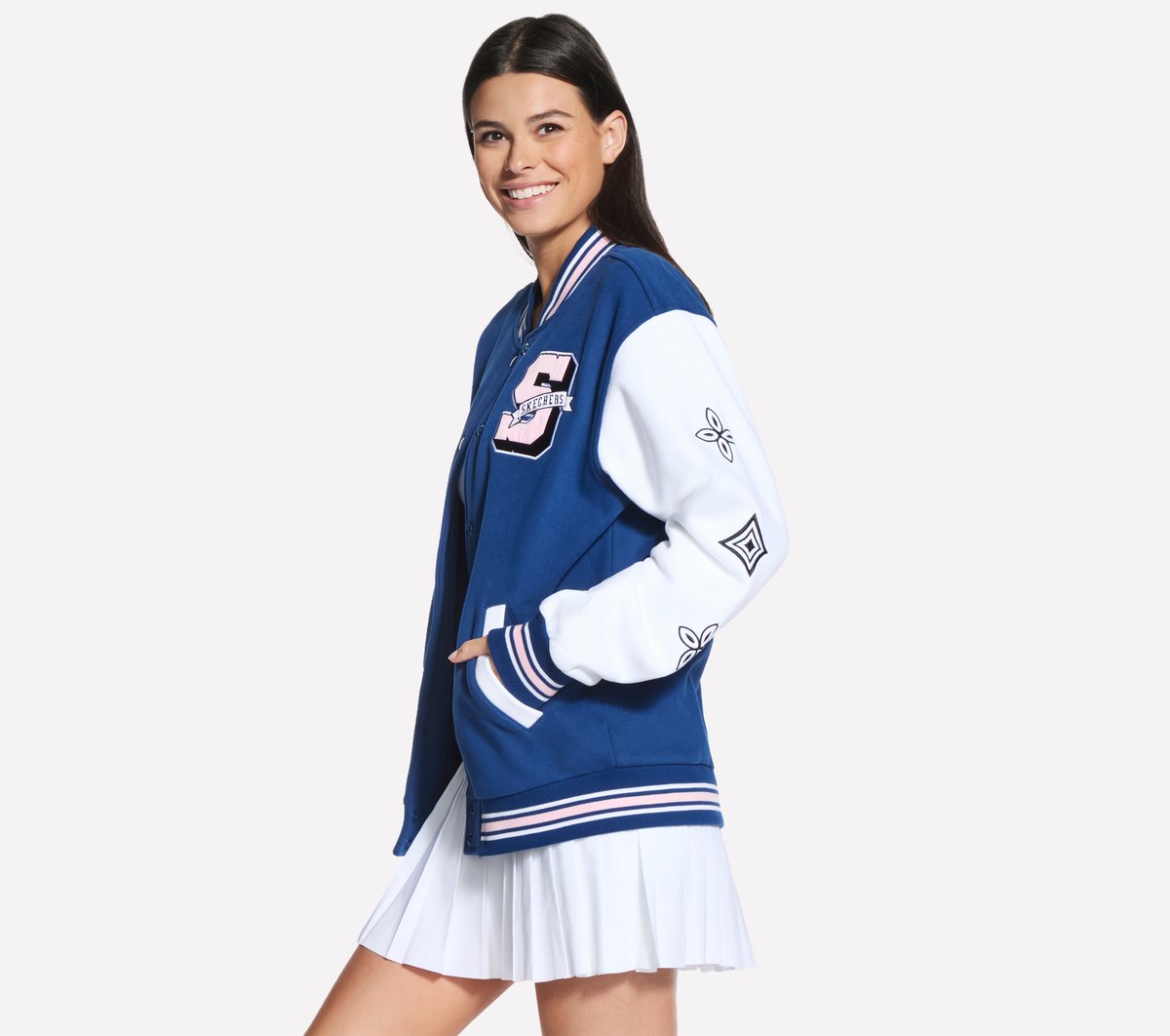 Varsity Jacket | Women Skechers online shop