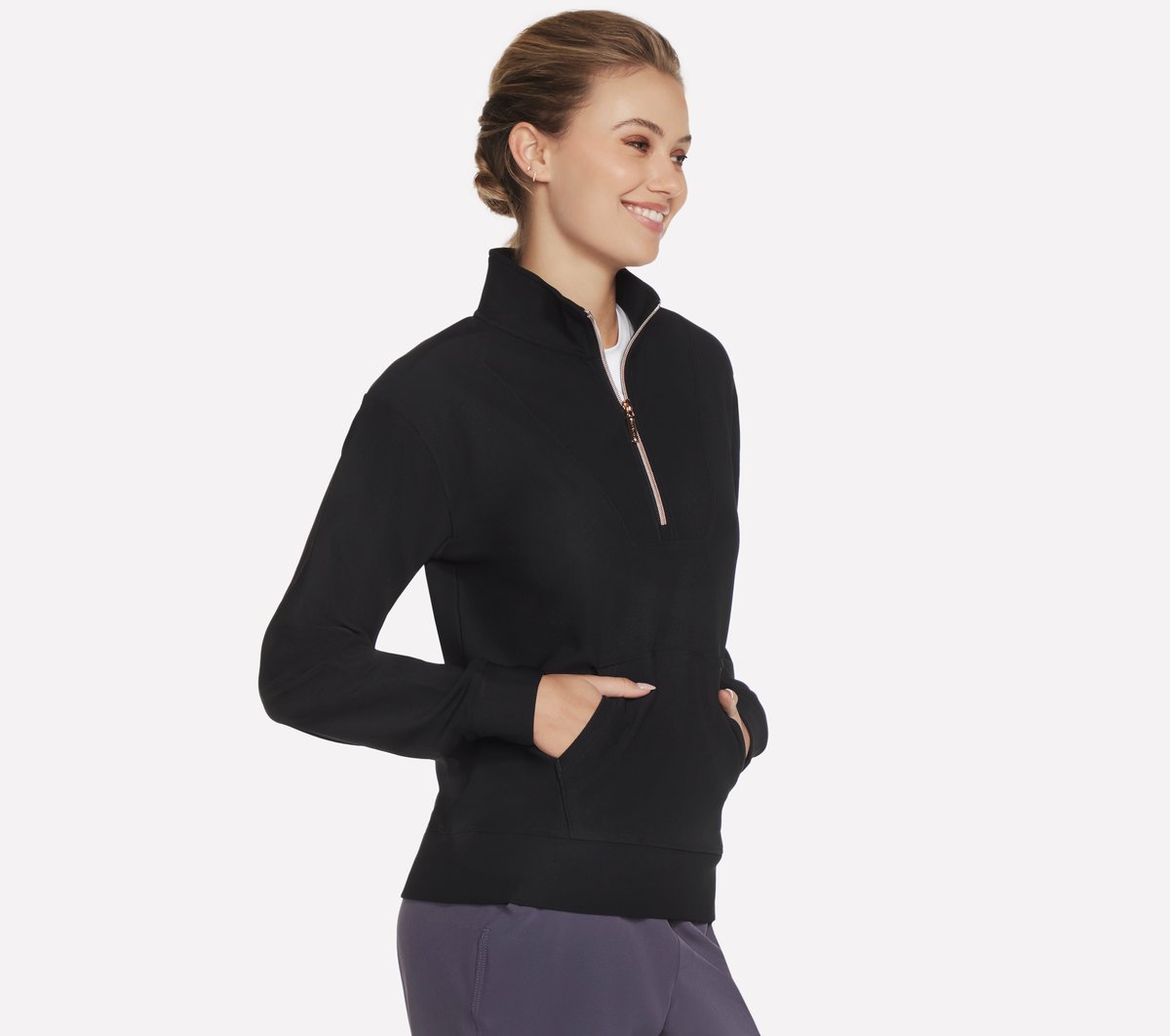 GO LUXE Rib 1/4 Zip | Women Skechers on sale