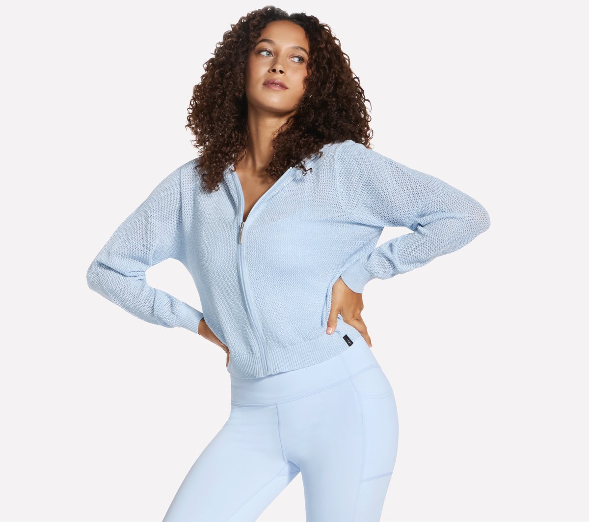 Shine Hooded Full Zip Jacket | Women Skechers outlet