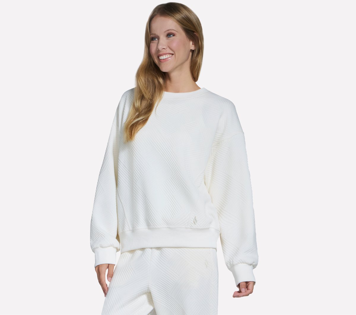 Downtown Cozy Fit Long Sleeve Crew | Women Skechers sale