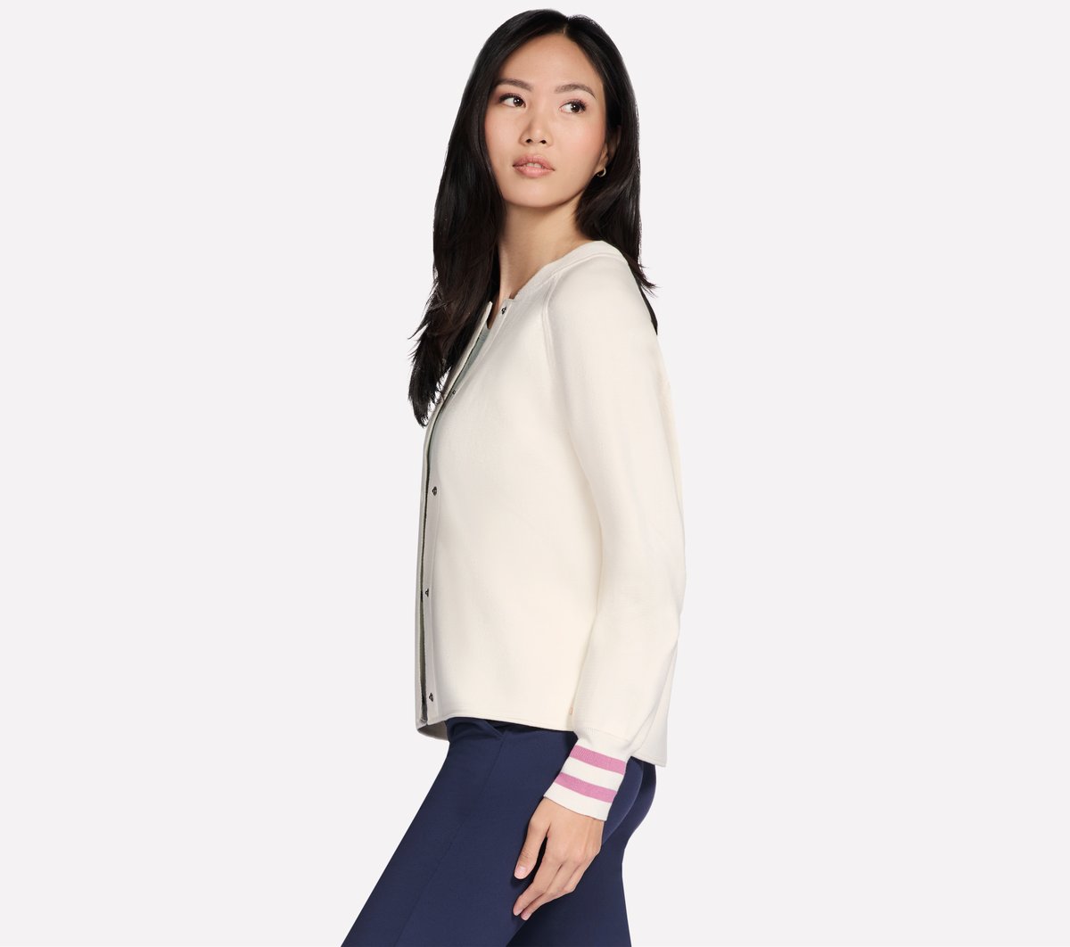 GO WALK Reflection Sweater Bomber | Women Skechers discount
