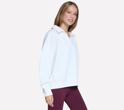 Downtown Cozy Fit Collared Long Sleeve | Women Skechers for sale