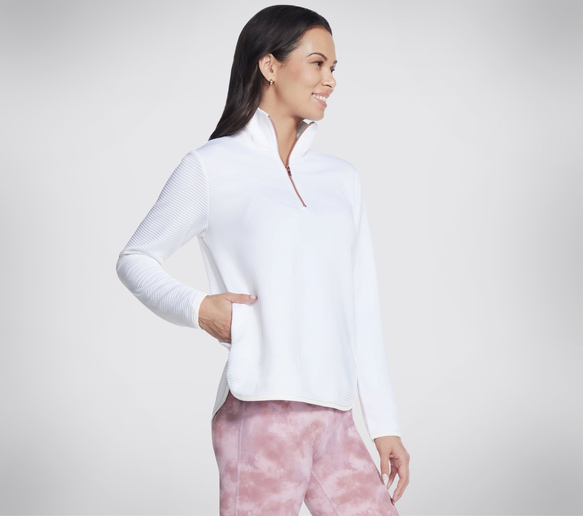Soft Knit Ottoman 1/4 Zip | Women Skechers on sale