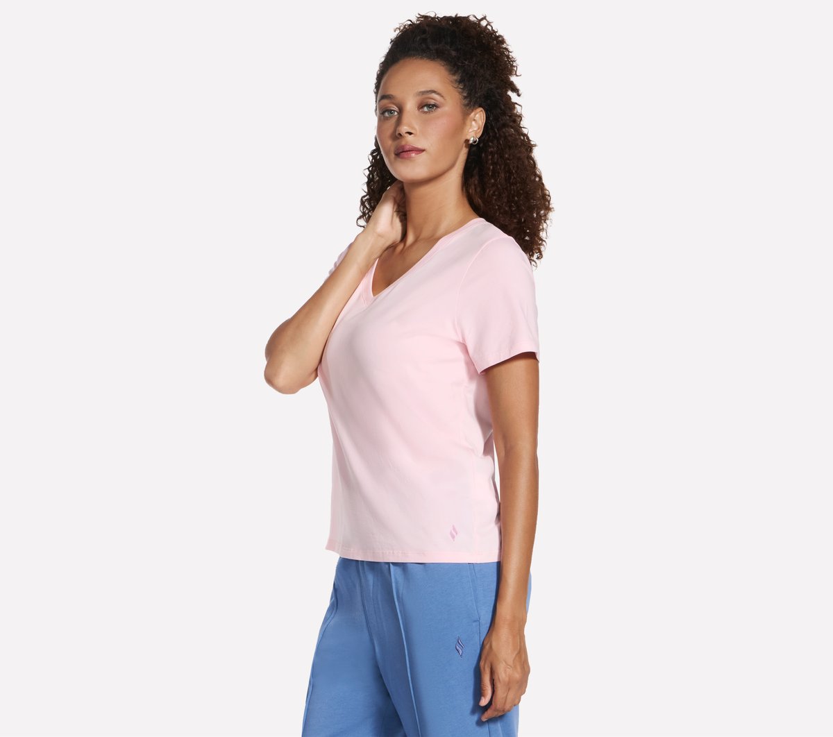 Pima V-Neck Tee | Women Skechers outlet