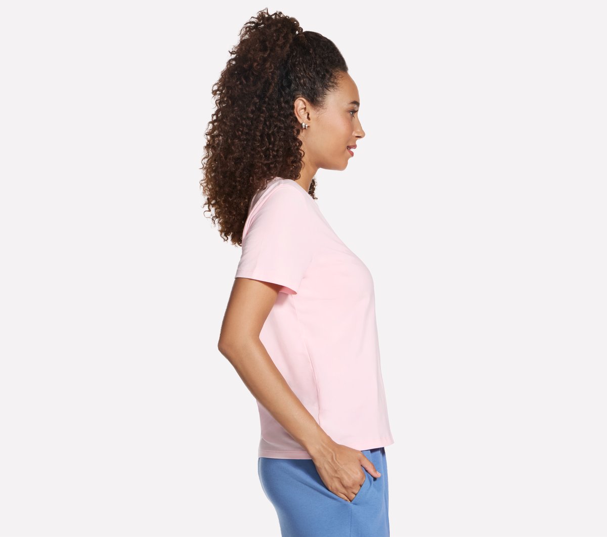 Pima V-Neck Tee | Women Skechers outlet