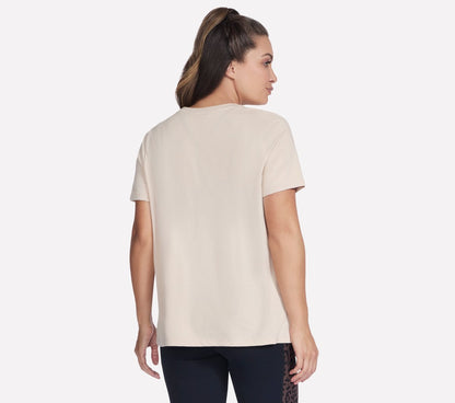 Diamond Cheetah Short Sleeve Tee | Women Skechers on sale