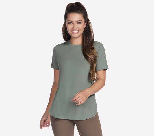GO WALK Luxe Rib Tunic Tee | Women Skechers discount