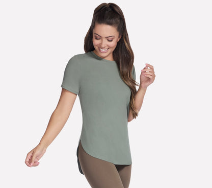 GO WALK Luxe Rib Tunic Tee | Women Skechers discount