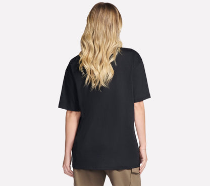 Gold Splatter Diamond Short Sleeve Tee | Women Skechers discount