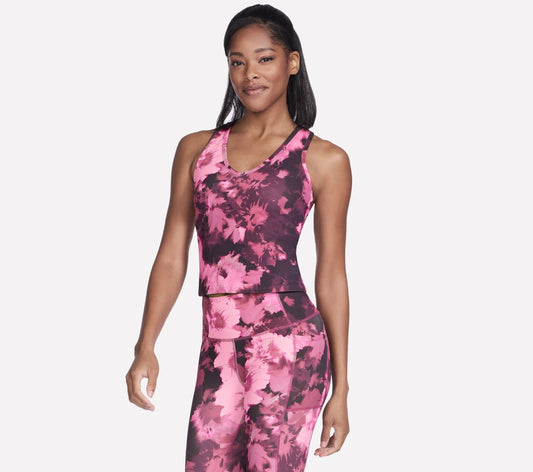 GO FLEX RIB Inbloom V-Neck Tank | Women Skechers outlet