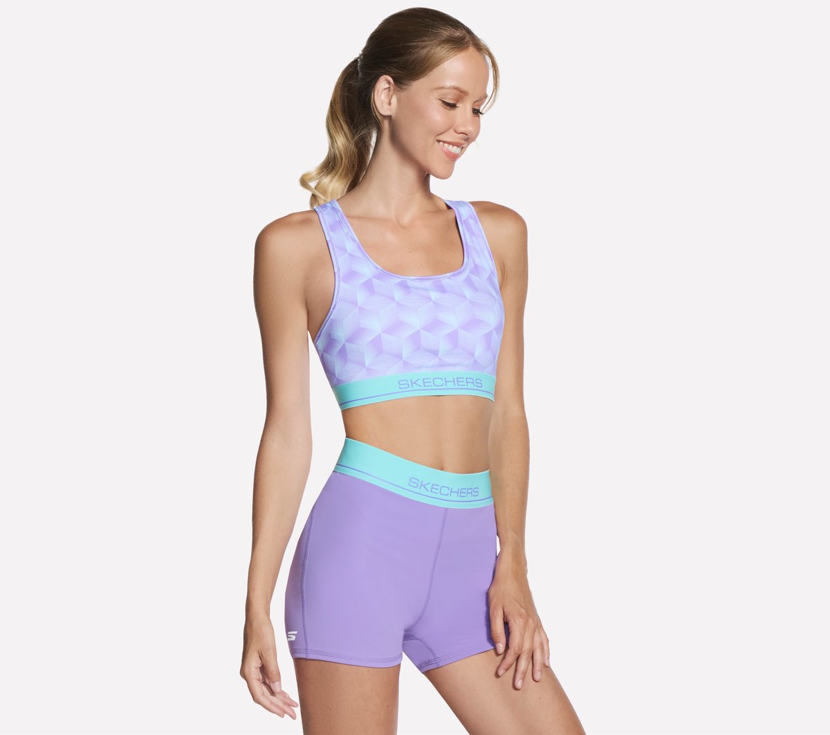 Printed Pace Bra | Women Skechers online shop