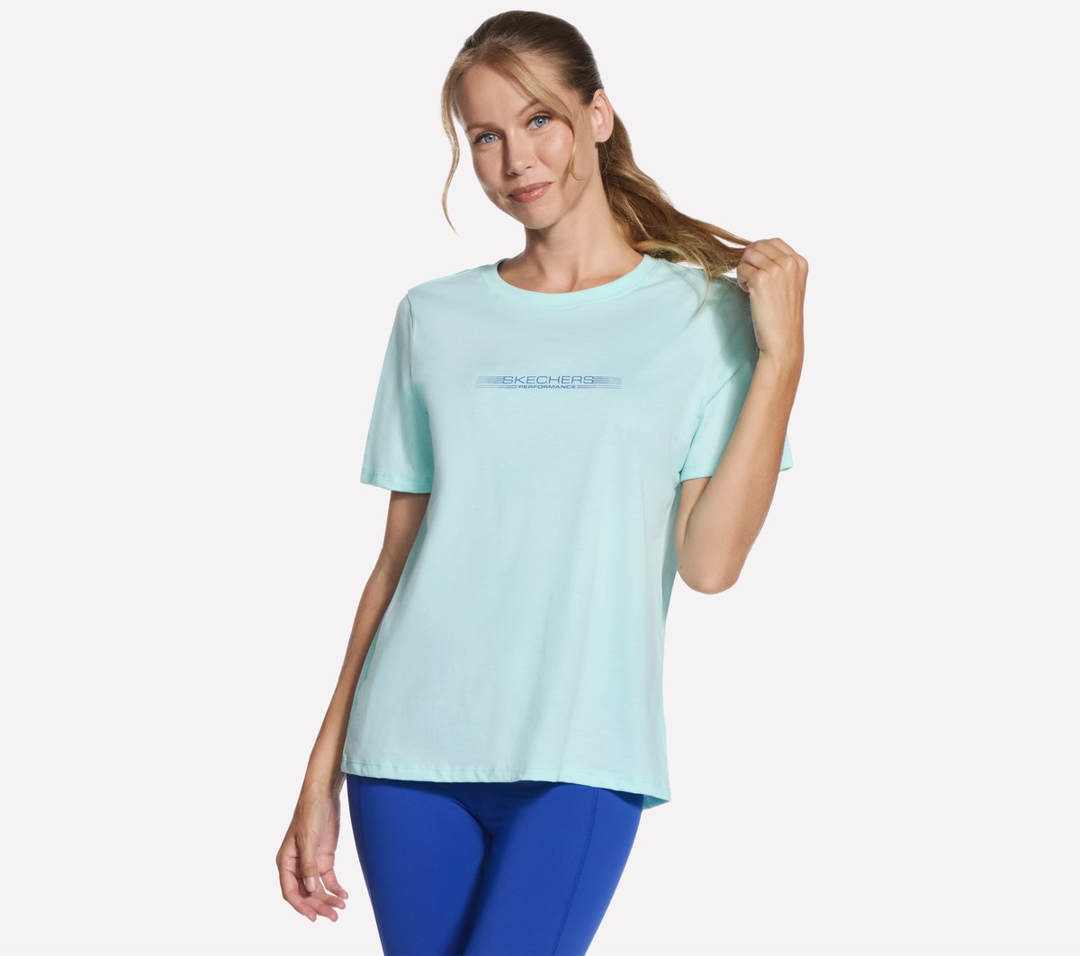 Performance Pace Short Sleeve Tee | Women Skechers online shop