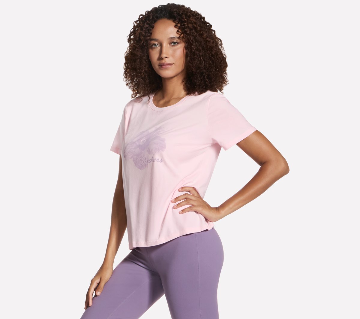 Hibiscus Short Sleeve Tee | Women Skechers discount