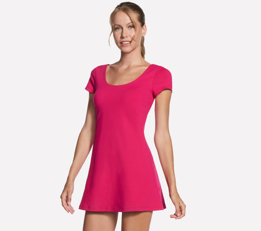 GO WALK Scoop Short Sleeve Dress | Women Skechers online shop