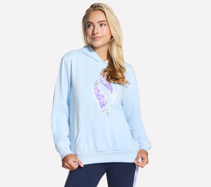 Floral Diamond Pullover Hoodie | Women Skechers on sale