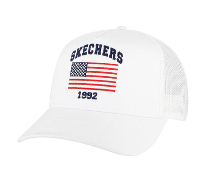 Accessories USA Flag Trucker Hat | Skechers for sale