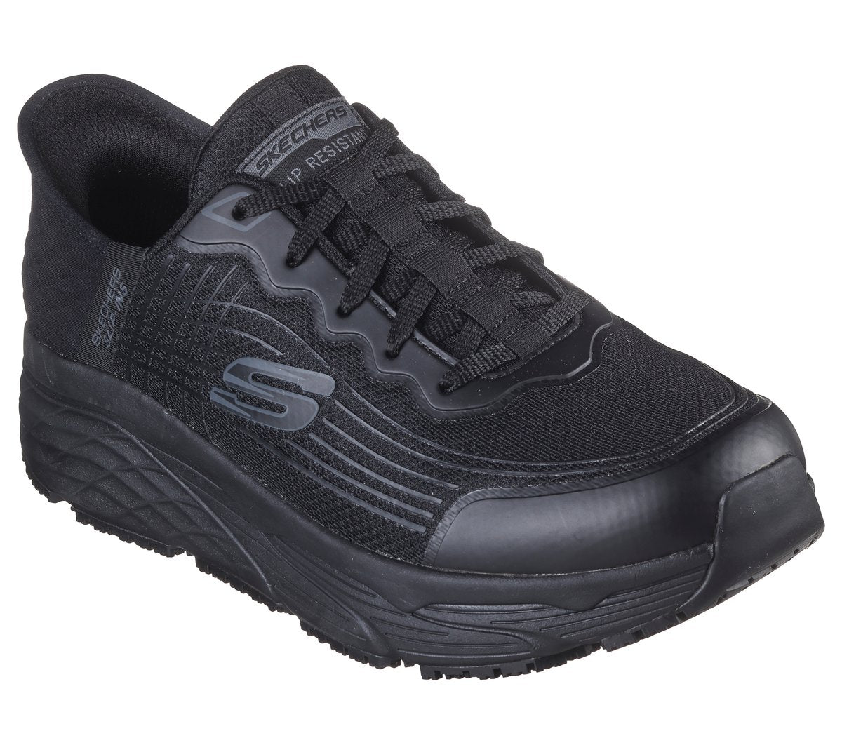 Slip-ins Work Slip-Resistant Relaxed Fit: Max Cushioning Elite - Remmal | Men Skechers for sale