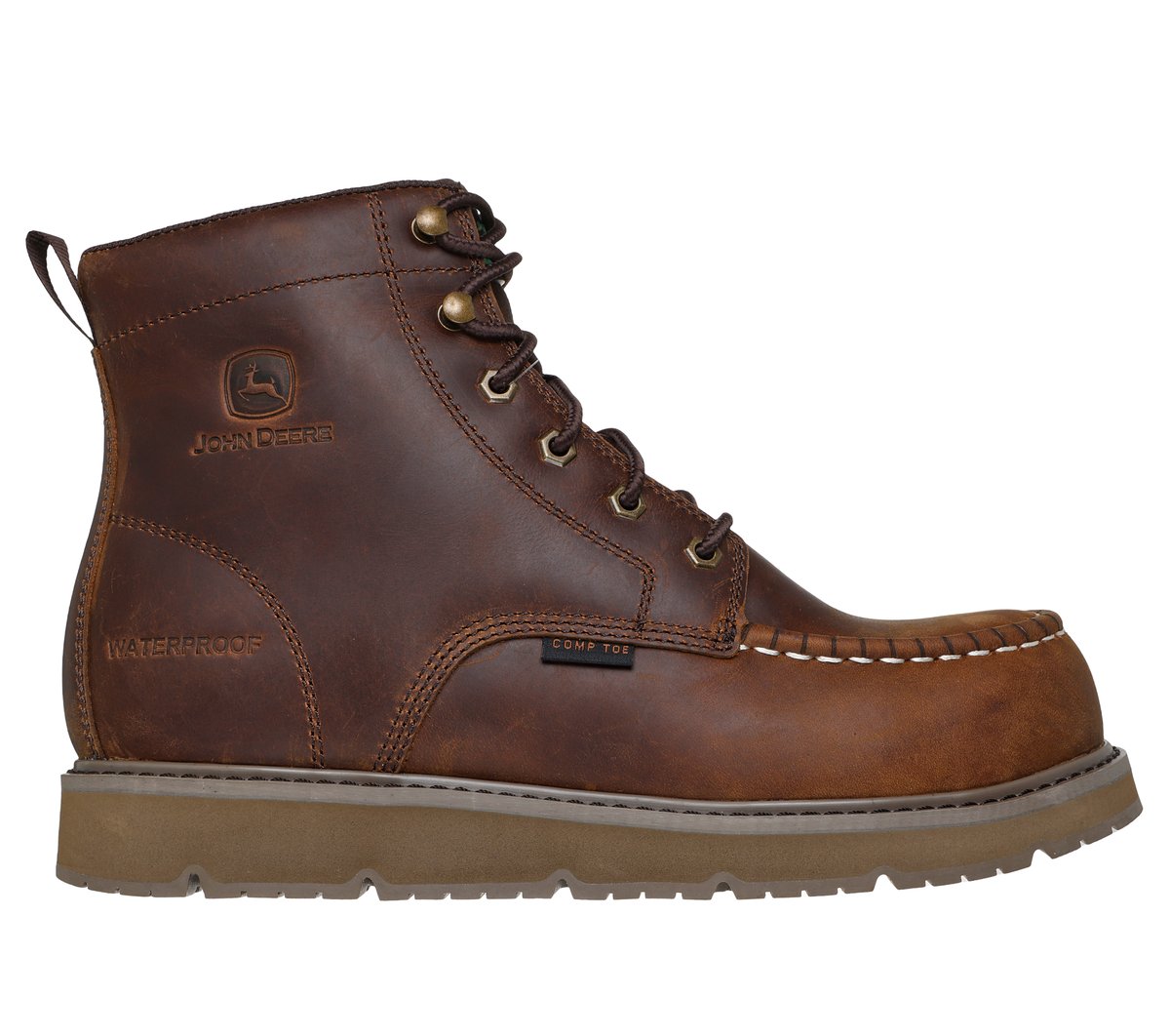 John Deere Waterproof: Flex-Wedge Ranger - Wild Yew | Men Skechers sale