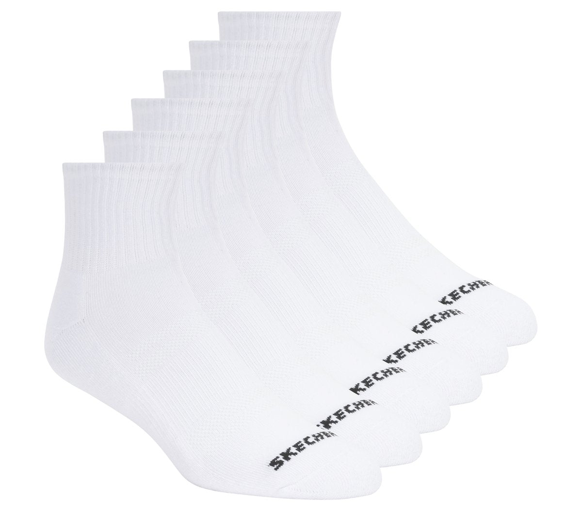6 Pack Core Quarter Large Socks | Skechers sale